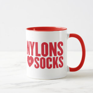 Caneca Logotipo vermelho com saltos das bolinhas