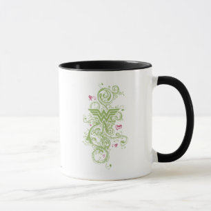 Caneca Logotipo Wonder Green Swirls