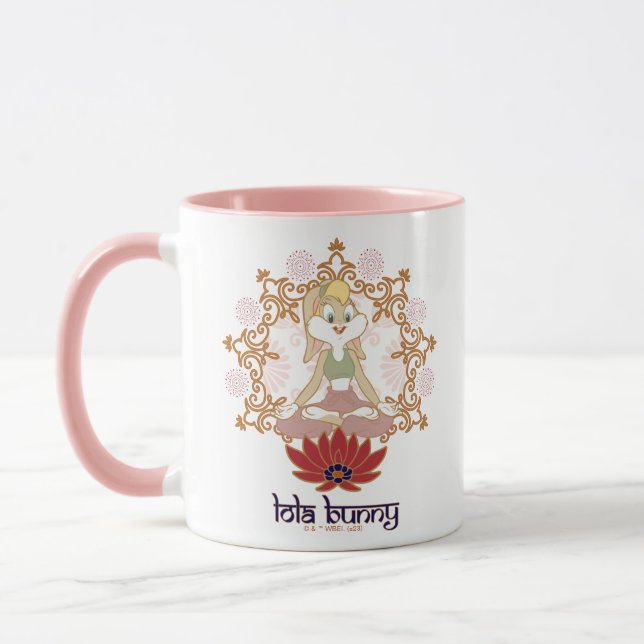 Caneca Lola Bunny Yoga Lotus Pose (Esquerda)
