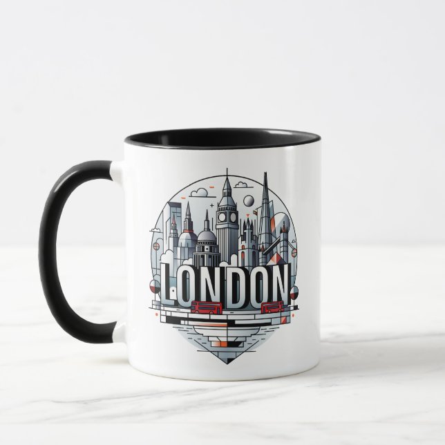 Caneca London England United Kingdom (Esquerda)