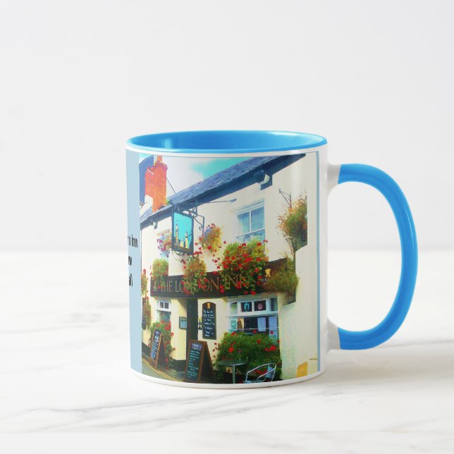 Caneca London Inn Padstow Cornwall Watercolor (Direita)