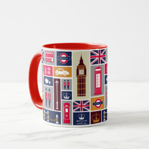 Caneca London Themed Mug