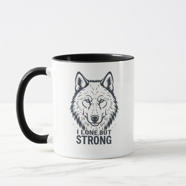 Caneca Lone Wolf Strength and Resilience (Esquerda)