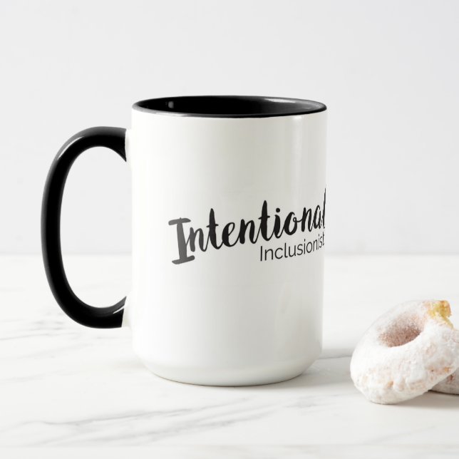 Caneca longa intencional de Inclusionist (Com Donut)