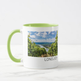 Caneca Longuich Moselle Vineyard Panorama Alemanha