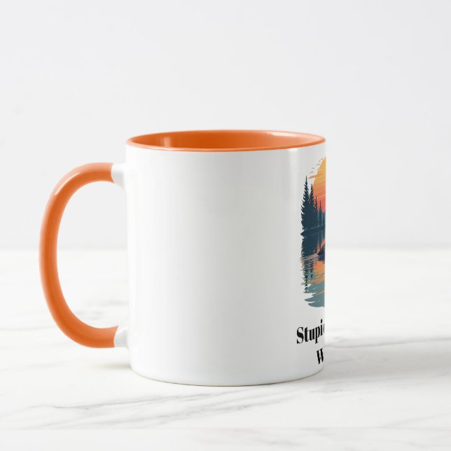 Caneca Loon Presente Canadá Engraçado Pássaro Lobo Canade (Esquerda)