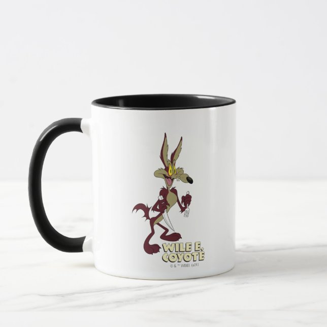 Caneca LOONEY TUNES™ - Raios retroativos | WILE E. COYOTE (Esquerda)