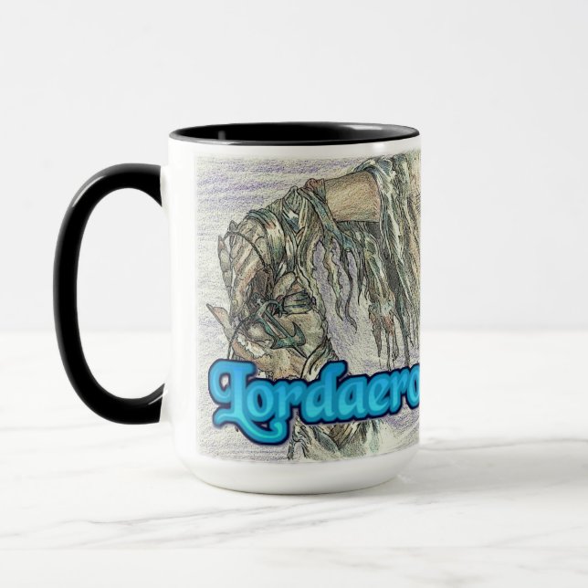 Caneca Lordaeron'L' (Arte Bruta): (Esquerda)