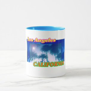 Caneca "Los Angeles CALIFÓRNIA" Palm Trees Sunshine Cup