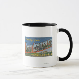 Caneca Los Angeles, cenas da letra de CaliforniaLarge