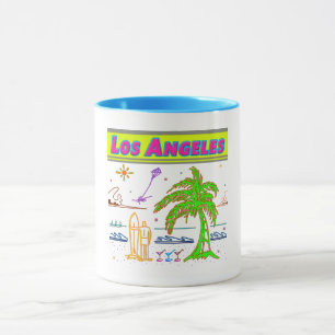 Caneca "Los Angeles" Surfer Beach Cup