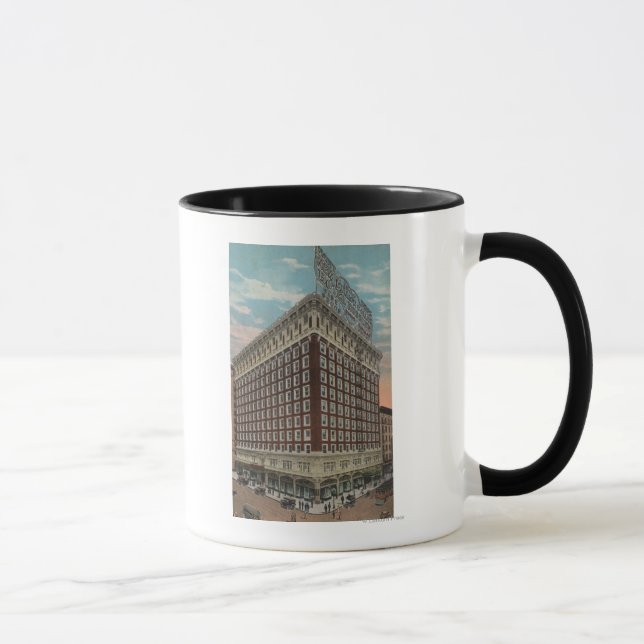 Caneca Los Angeles, Visão do Hotel Rosslyn (Direita)