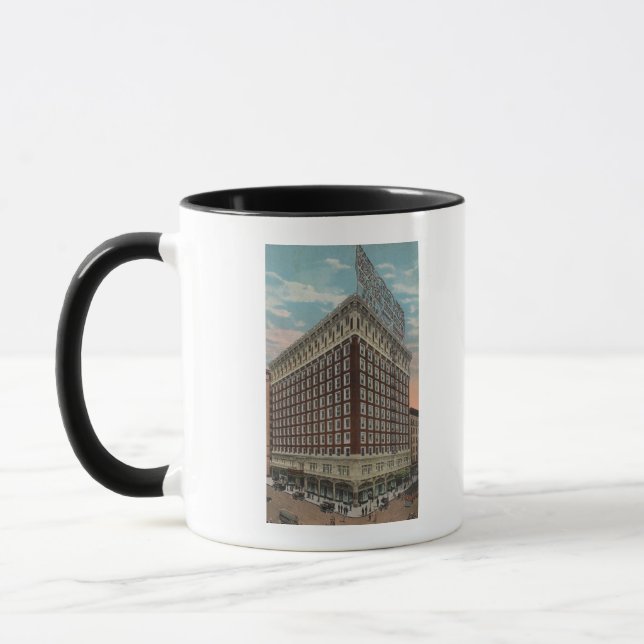 Caneca Los Angeles, Visão do Hotel Rosslyn (Esquerda)