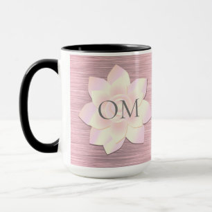 Caneca Lotus Elegante de Blush Rosa OM