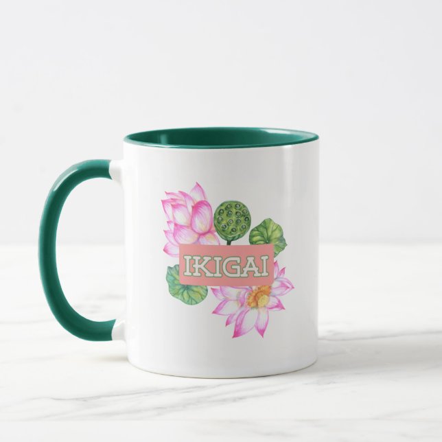 Caneca Lótus Ikigai (Esquerda)
