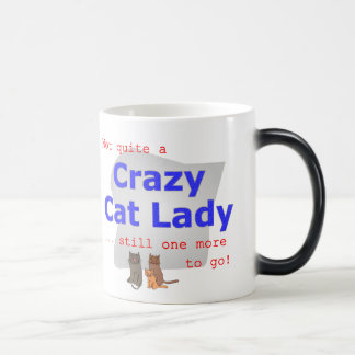 Caneca louca da senhora do gato