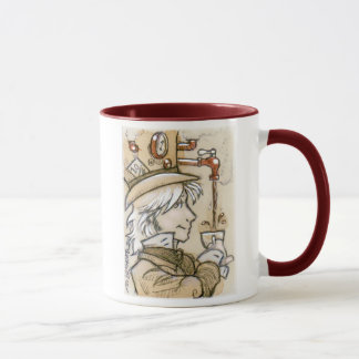 Caneca louca do Hatter de Steampunk