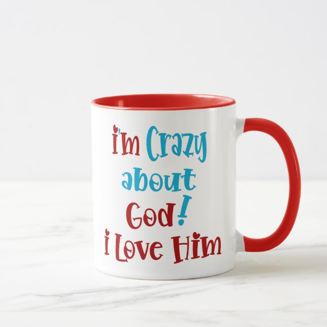 Caneca Louco por Deus (Direita)