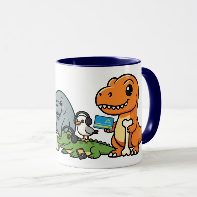 Caneca Louco por Livros (Frente Esquerda)