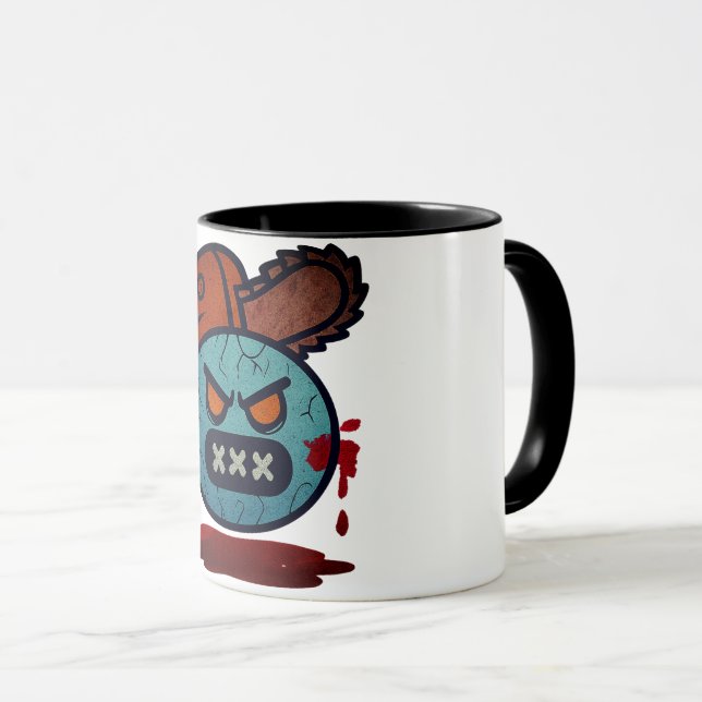 Caneca Loucura de Emoji (Frente Esquerda)