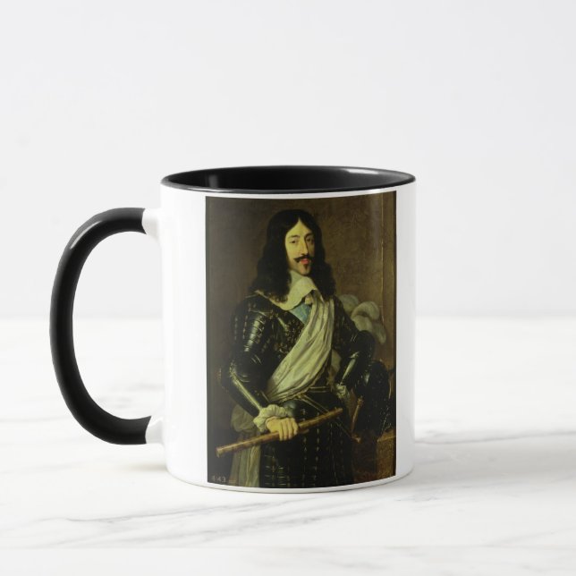 Caneca Louis XIII (1601-43) (óleo em canvas) (Esquerda)