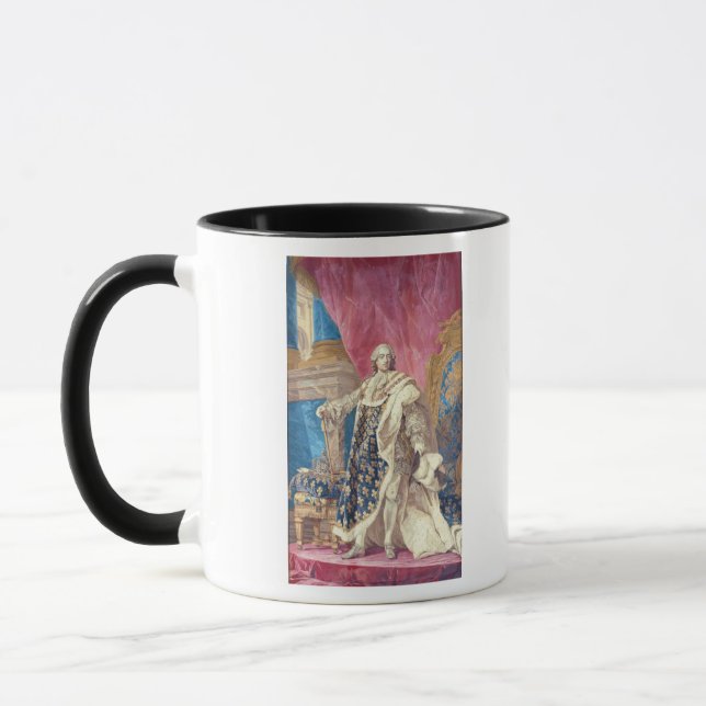 Caneca Louis XV em vestes da coroação (Esquerda)