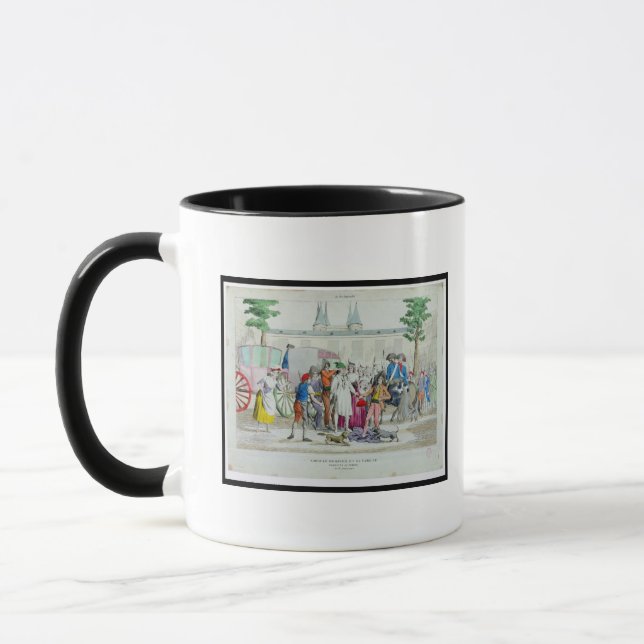 Caneca Louis XVI e sua família tomados ao templo (Esquerda)