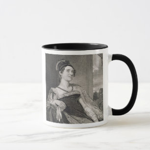 Caneca Louisa Catherine Adams (1775-1852) gravado por G.F