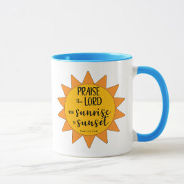 Caneca Louvor ao Senhor Sol