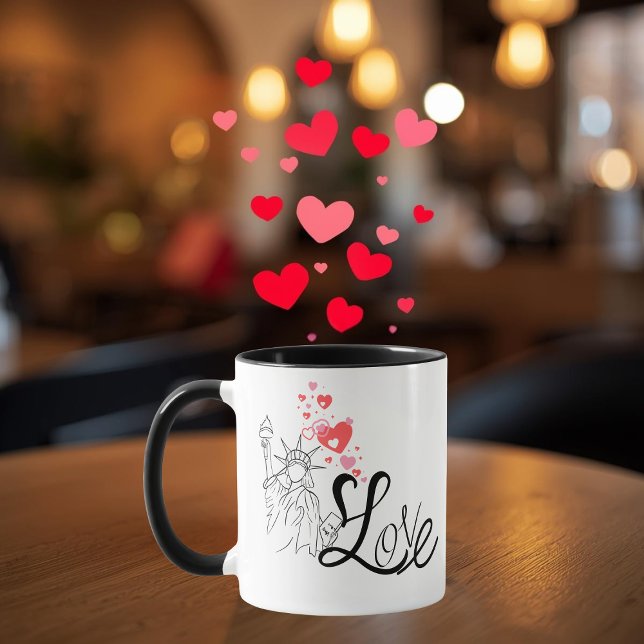 Caneca Love and Monument Personalized Mug (Criador carregado)