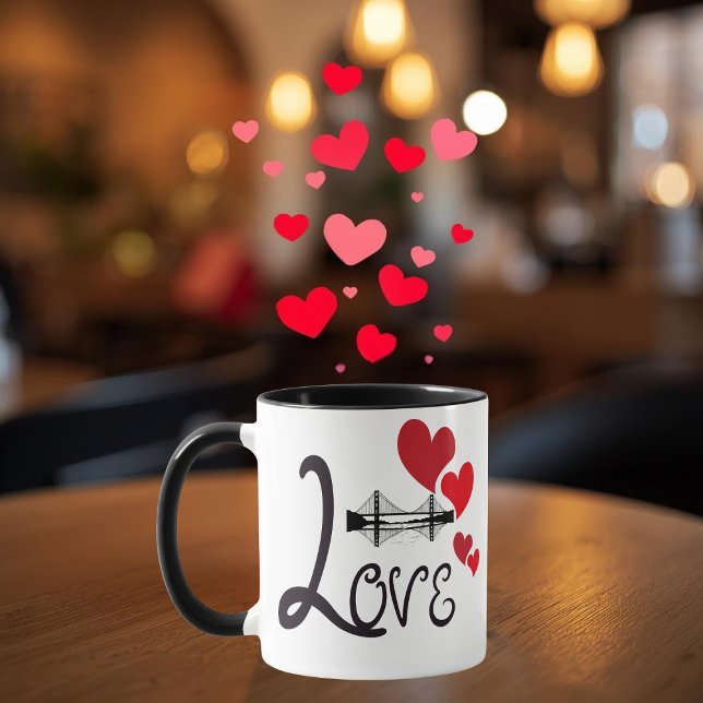 Caneca Love and Monument Personalized Mug (Criador carregado)