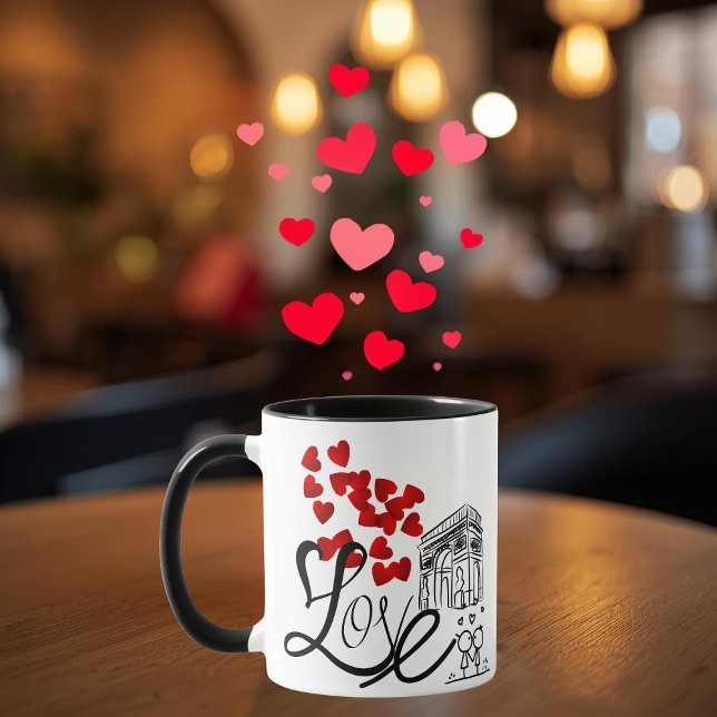 Caneca Love and Monument Personalized Mug (Criador carregado)