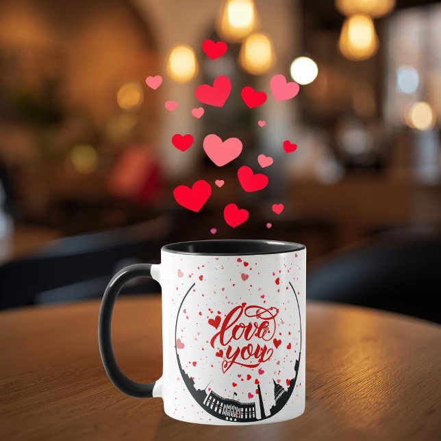 Caneca Love and Monument Personalized Mug (Criador carregado)