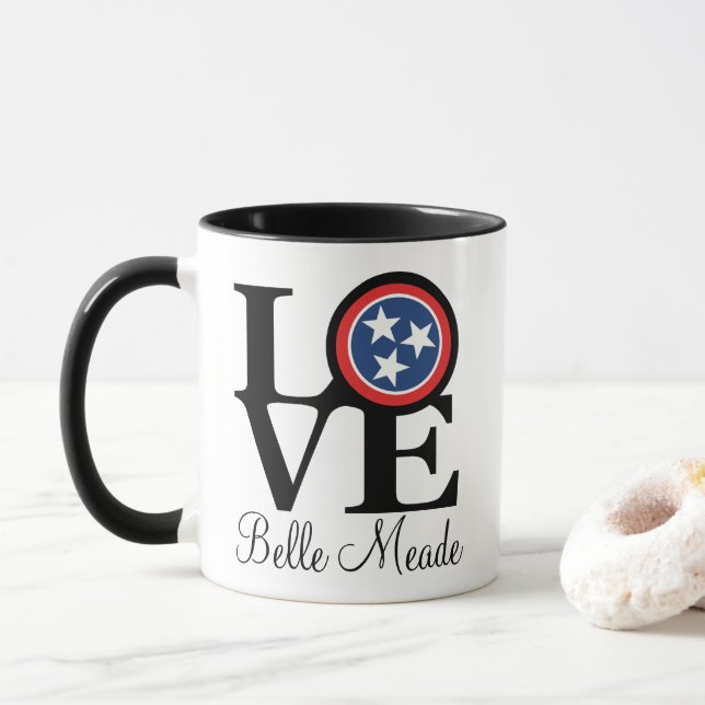 Caneca LOVE Belle Meade Tennessee (Com Donut)