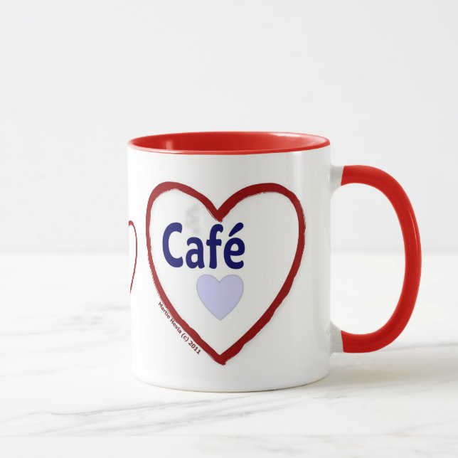 Caneca Love Café - Ringer Mug (Direita)