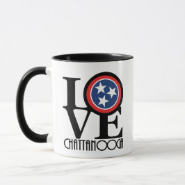 Caneca LOVE Chattanooga Tennessee 15oz