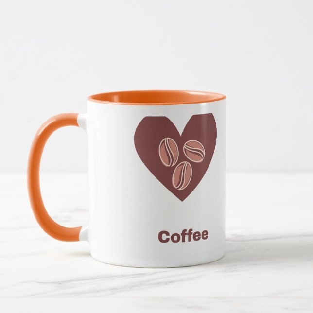 Caneca Love Coffee Heart Mug (Esquerda)