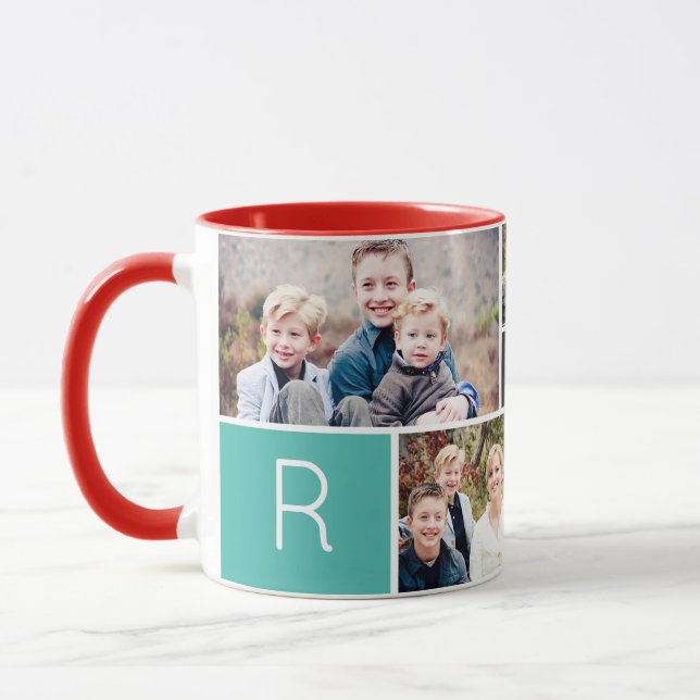Caneca Love Collage 5 Photo Mug (Esquerda)