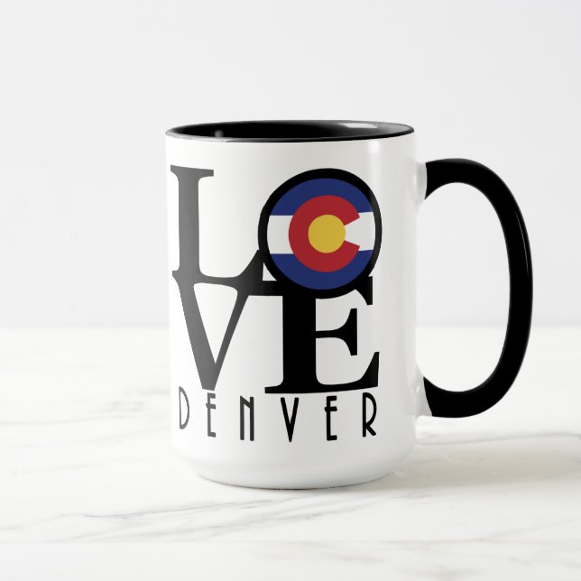 Caneca LOVE Denver Colorado 15oz (Direita)