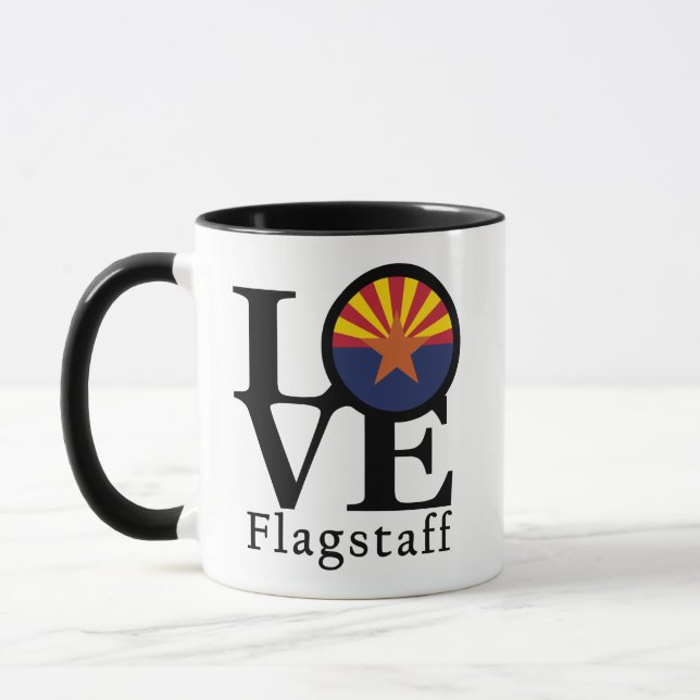 Caneca LOVE Flagstaff Aizona 11oz (Esquerda)
