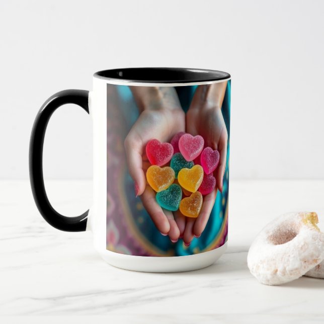 Caneca Love in Every Sip (Com Donut)