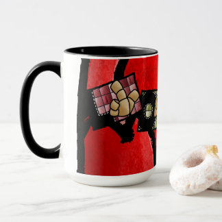 Caneca LOVE in Gebärdensprache – Herz Kissen