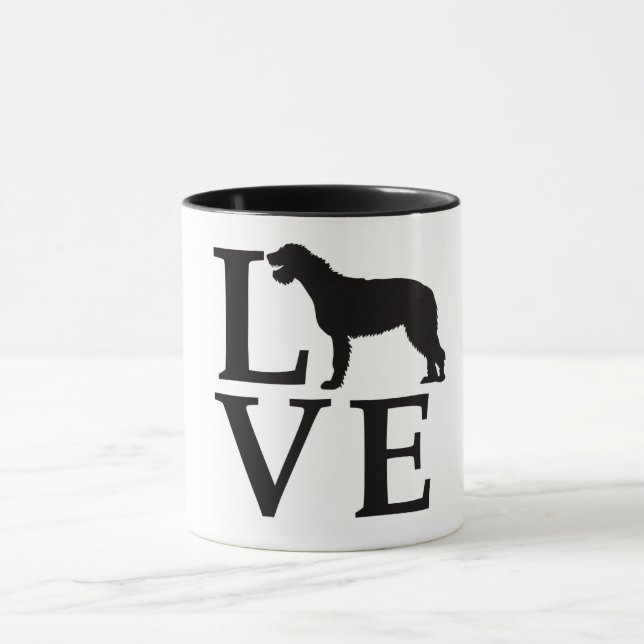 Caneca Love Irish Wolfhound (Centro)