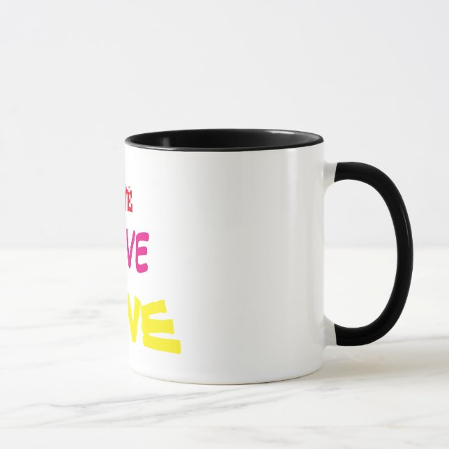 Caneca Love Love Love Ringer Mug (Direita)