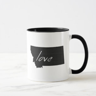 Caneca Love Montana Shaped Montanan Black Chalkboard