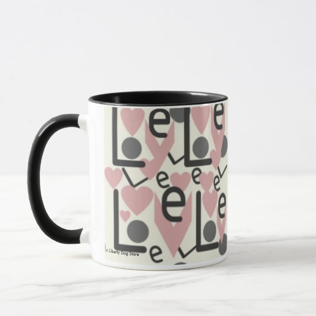 CANECA LOVE MUGS NA LIBERTY DOG STORE ON-LINE (Esquerda)