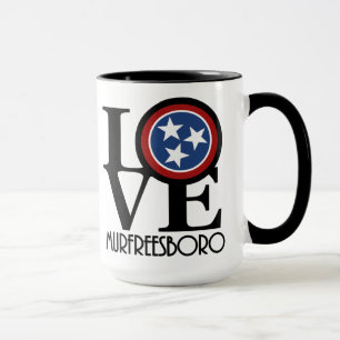 Caneca LOVE Murfreesboro 15oz Coffee Mug