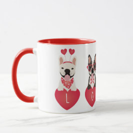 Caneca Love Namorados French Buldog