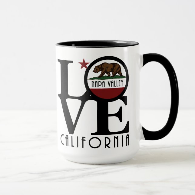 Caneca LOVE Napa Valley California 15oz (Direita)