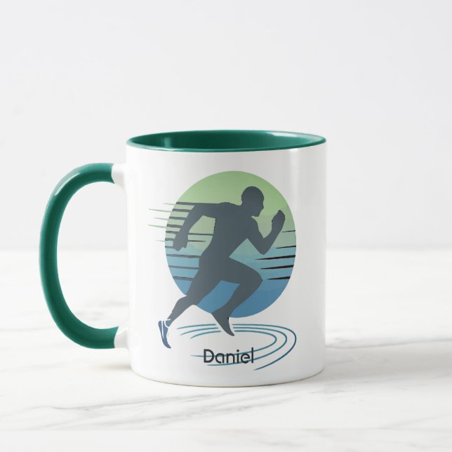 Caneca Love Running Marathon Competitive Runner Personali (Esquerda)